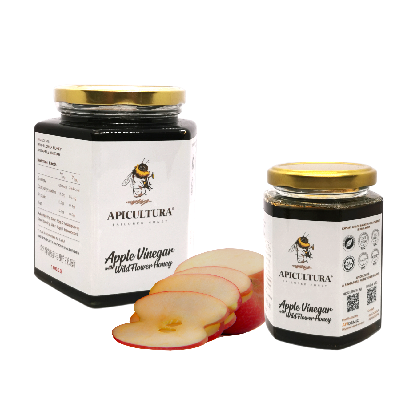 Apple Vinegar with Wild Flower Honey