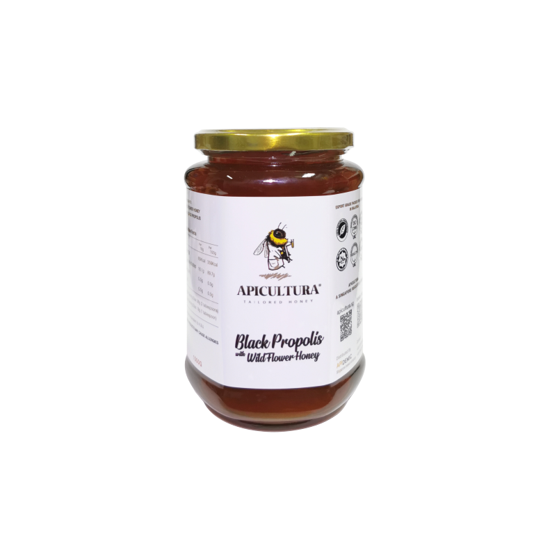 Black Propolis with Wild Flower Honey