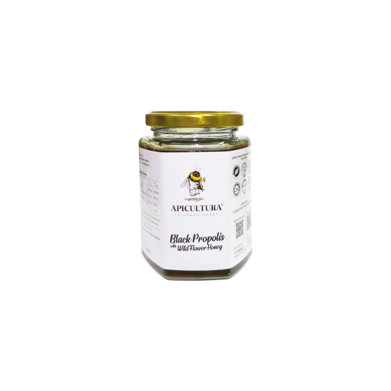 Black Propolis with Wild Flower Honey